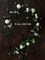 5.9Ft Eucalyptus Garland with Flowers, Artificial Fake Flower Greenery Spring Garland for Baby Shower Wedding Mantle Table Centerpiece Spring Decor